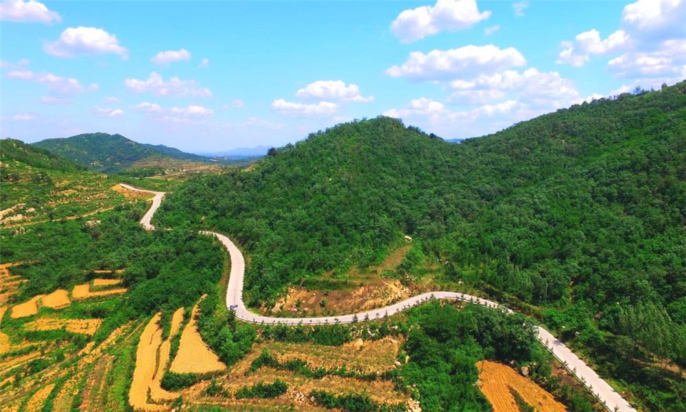 宁阳最美环山路,一路美景胜仙境